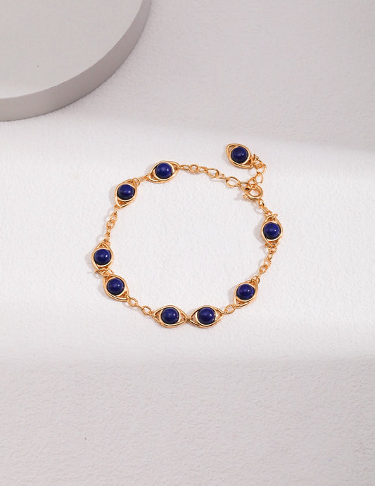 Lapis Lazuli Eye Bracelet