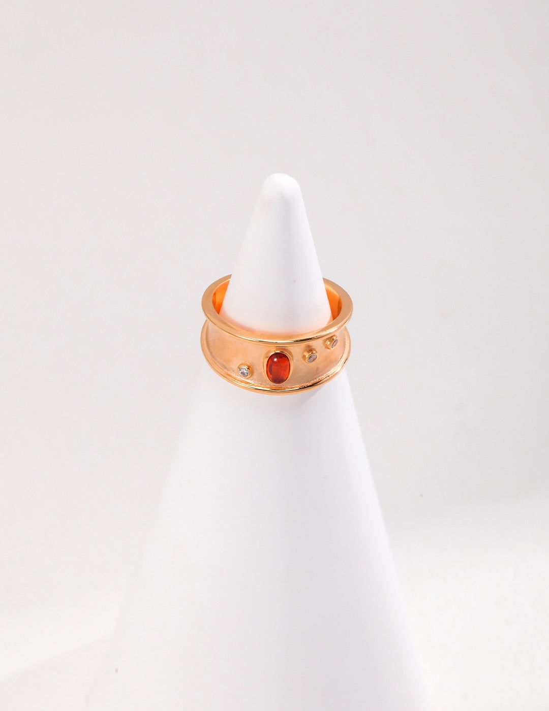 Red Onyx Ring | Red Ring | Gold Ring