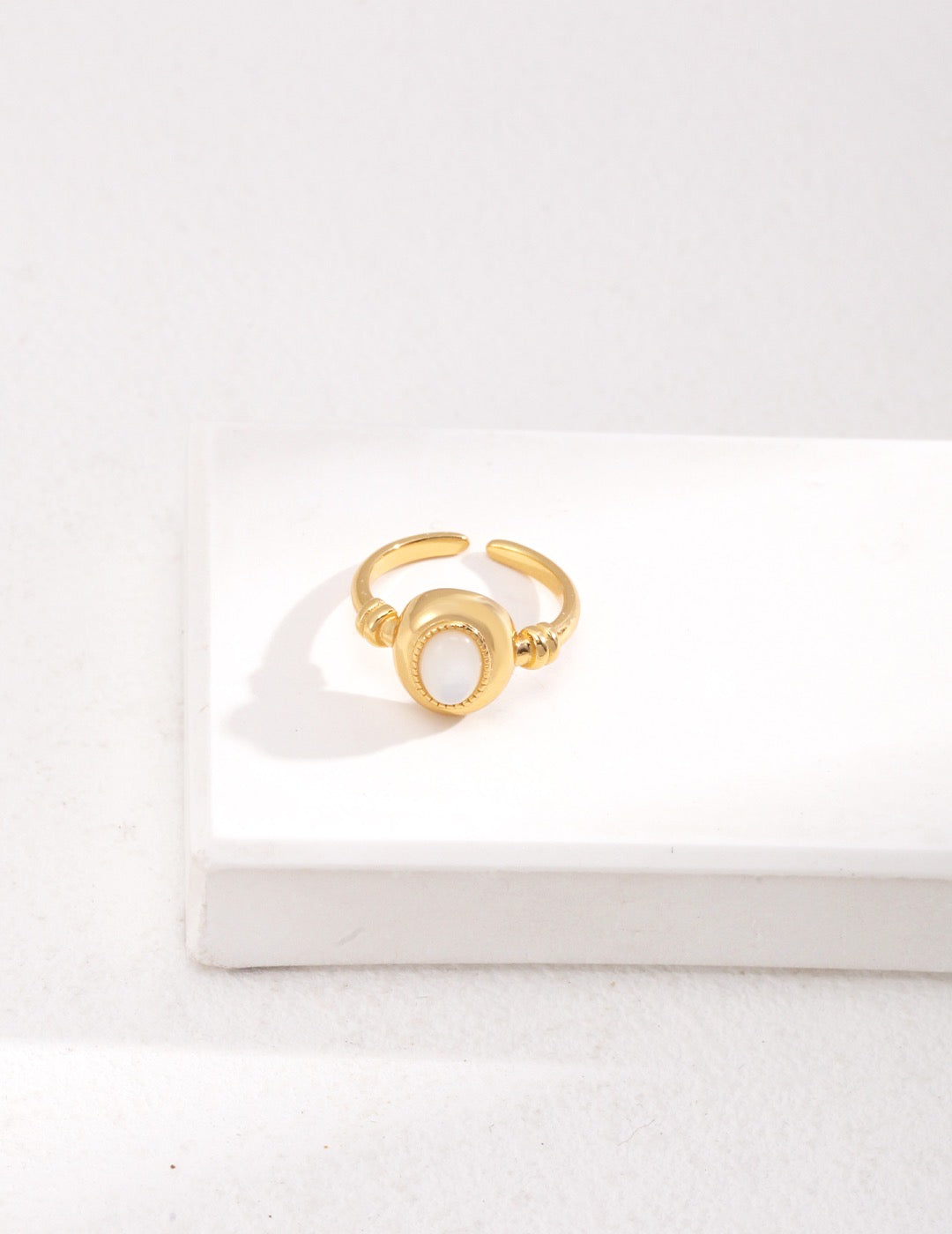 Mother of Pearl Ring | Gold Ring | Mother of Pearl