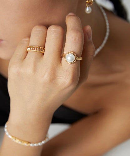 Classique Mega Pearl Ring | Pearl ring | Gold ring | Silver ring