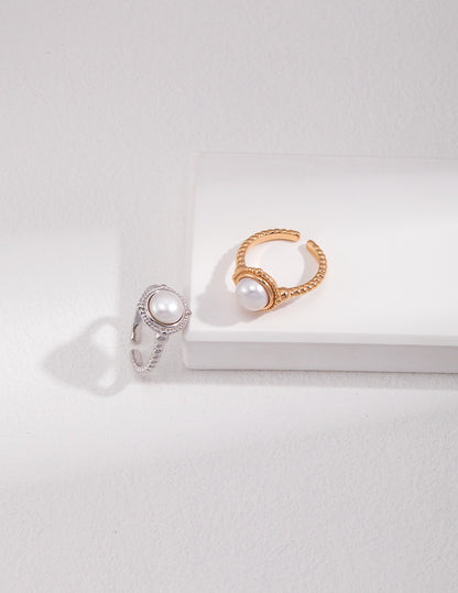 Classique Mega Pearl Ring | Pearl ring | Gold ring | Silver ring