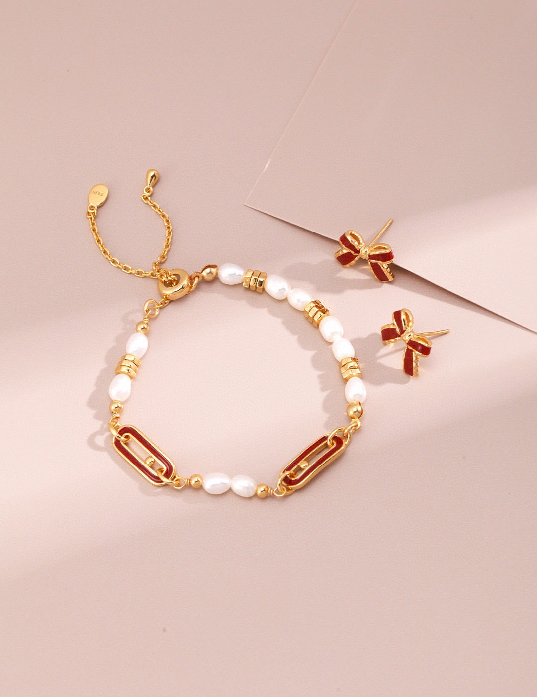 Red Bowknot Earrings | Estincele Jewellery | Women's earrings