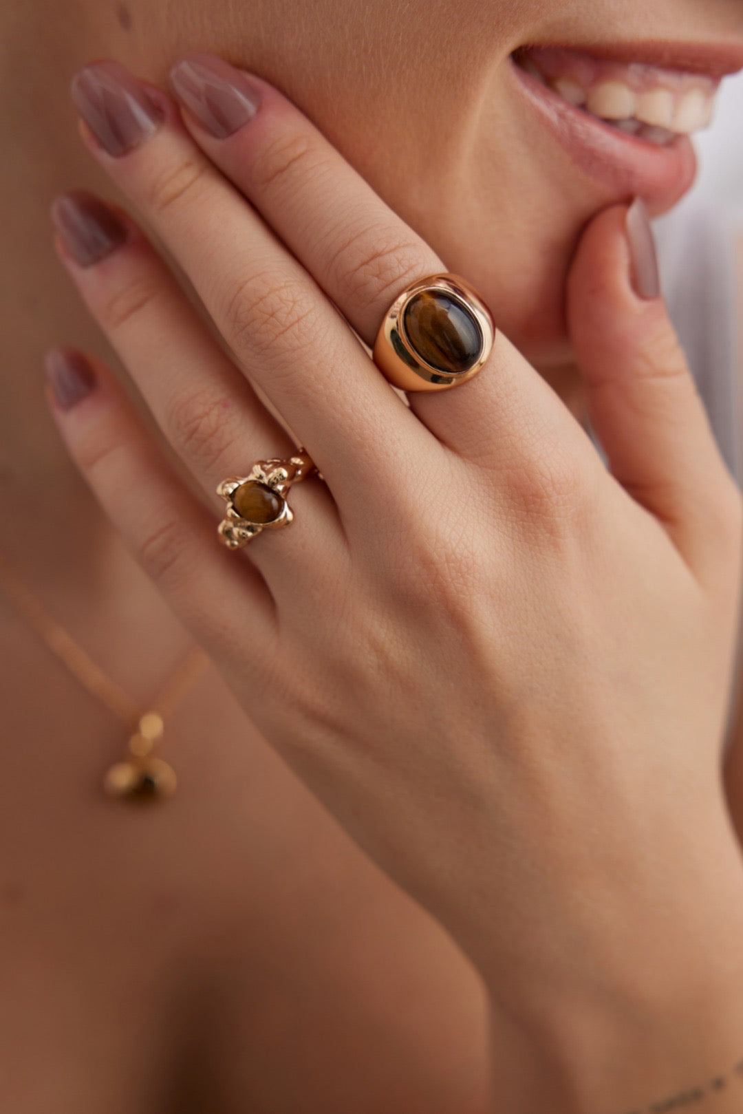 Tiger eye ring | Tiger eye bracelet | Gold earrings | Gold Rings | Silver ring |Women's Rings
