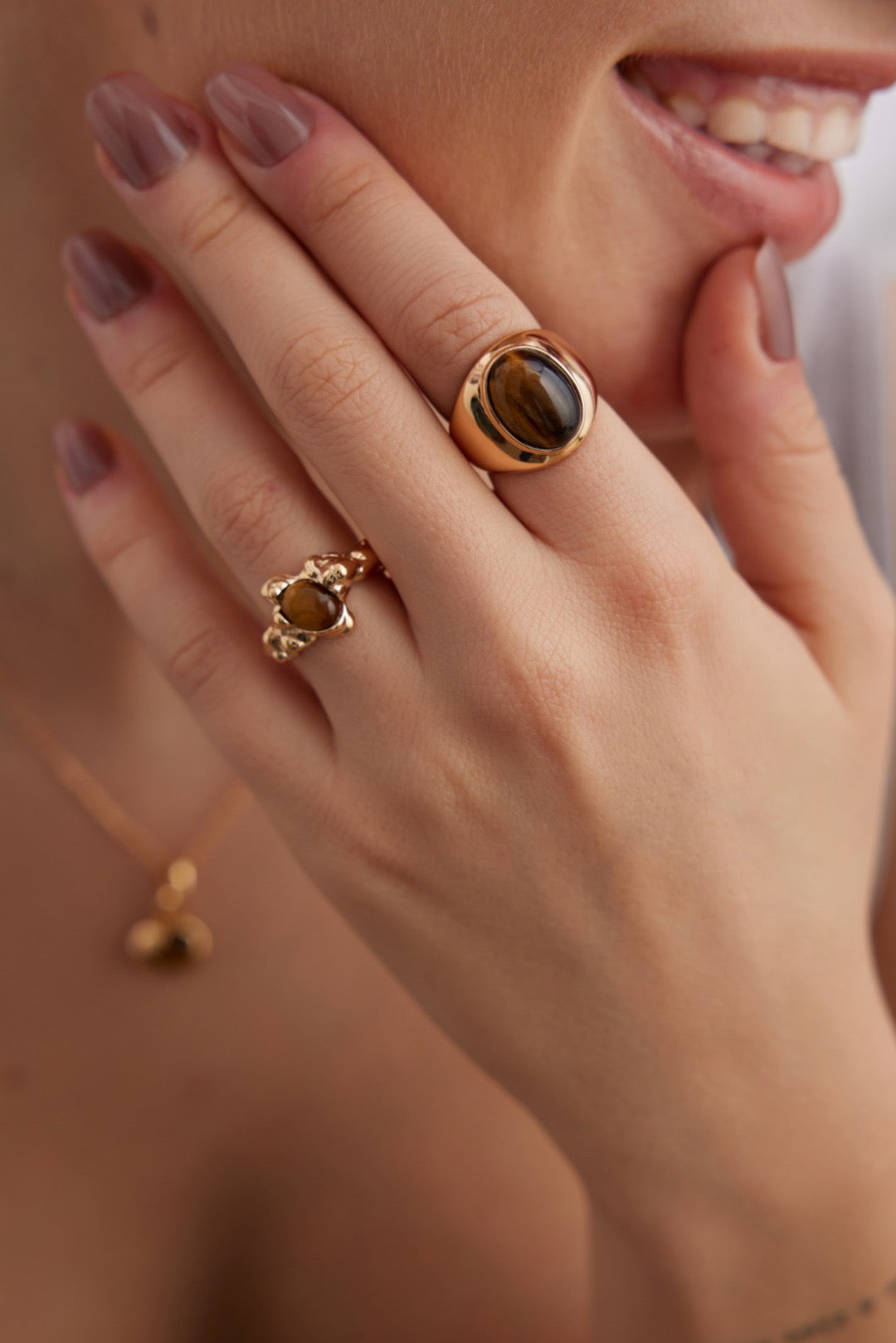 Classique Tiger's Eye Ring | Tiger's Eye Ring
