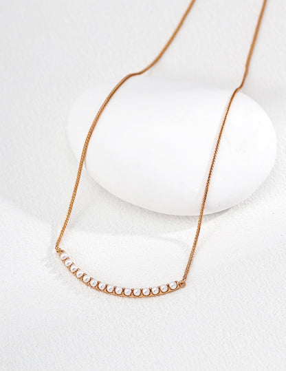 Sparkling Pearl Necklace