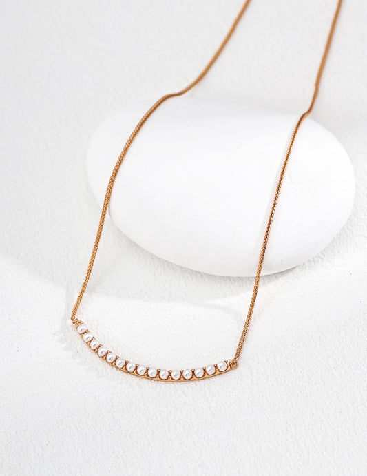 Sparkling Pearl Necklace