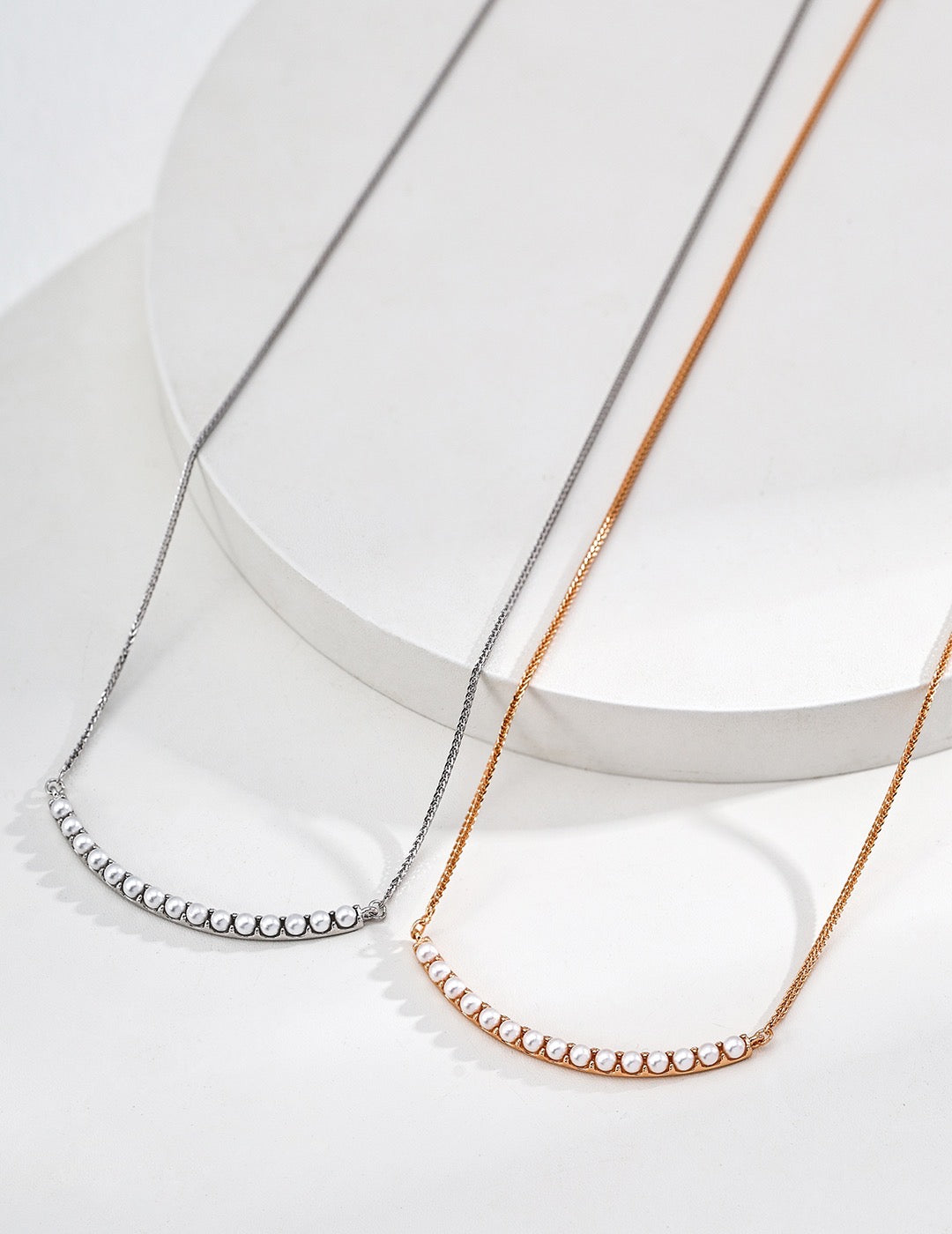 Sparkling Pearl Necklace