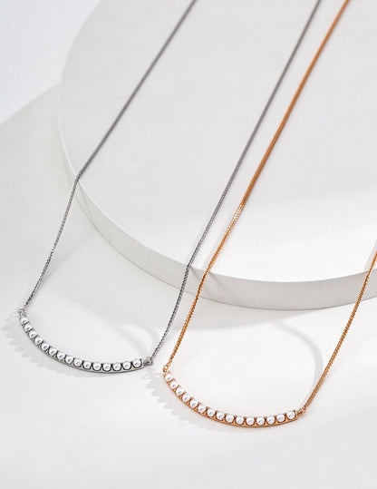 Sparkling Pearl Necklace