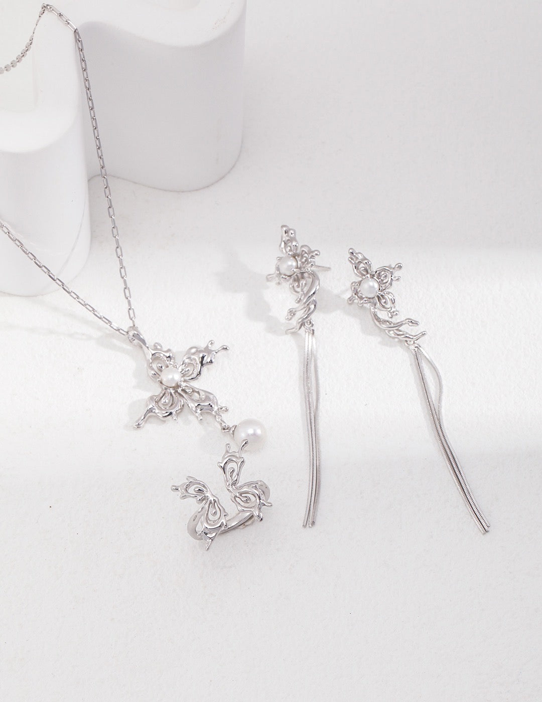 Pure Silver Cross Necklace | Estincele Jewellery | Necklaces | Gifts for her