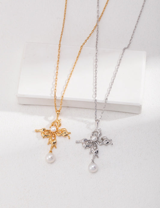 Pure Silver Cross Necklace | Estincele Jewellery | Necklaces | Gifts for her