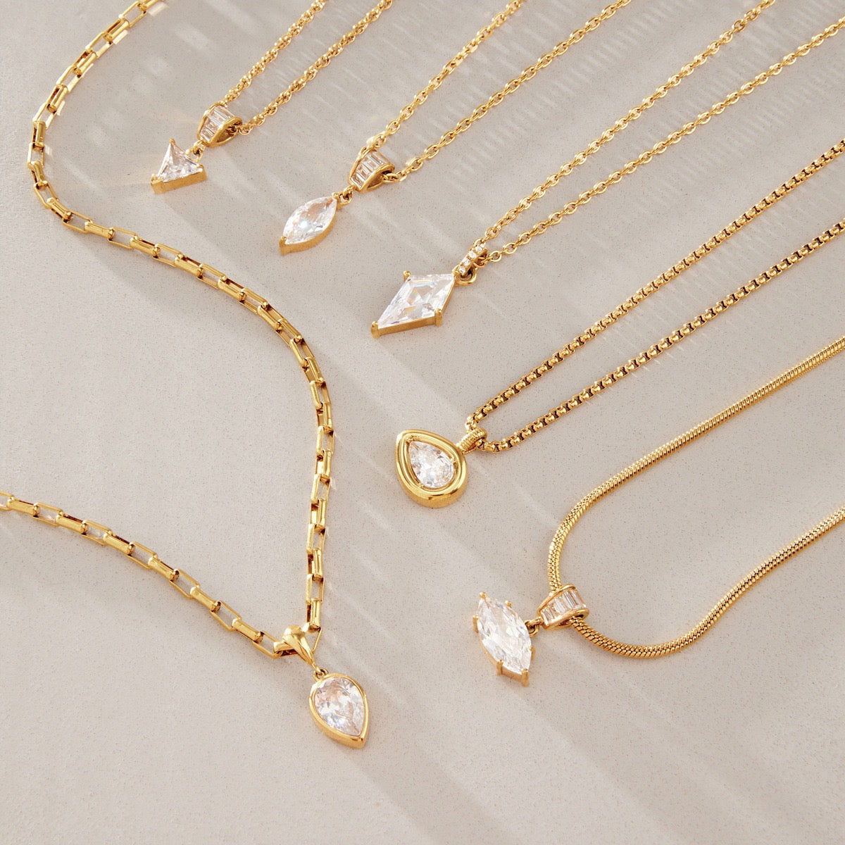 Teardrop Glow Necklace