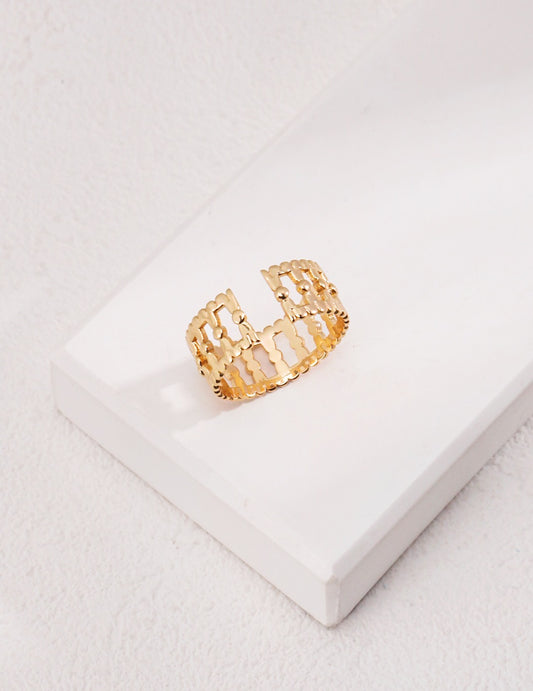 Classique Vintage Gold Ring | Estincele Jewellery | Rings | women's rings