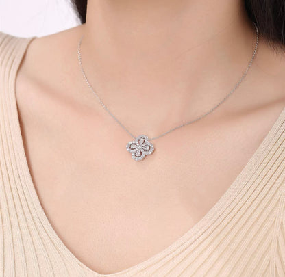 Sparkling Clover Necklace