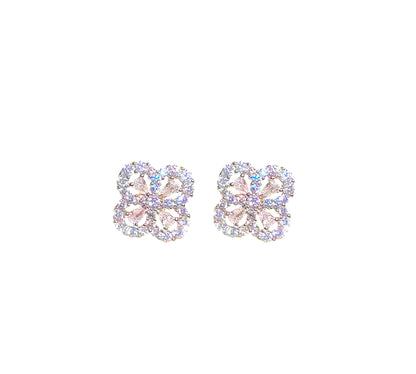 Sparkling Clover Earrings