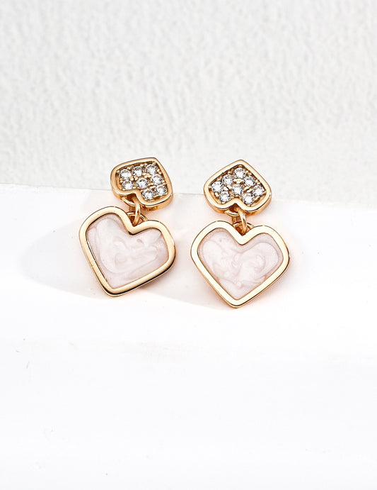 Double Heart Earrings