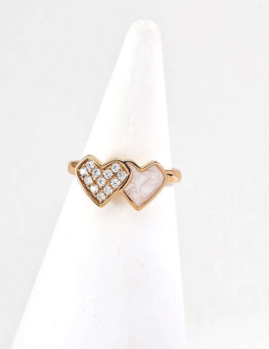Double Heart Ring