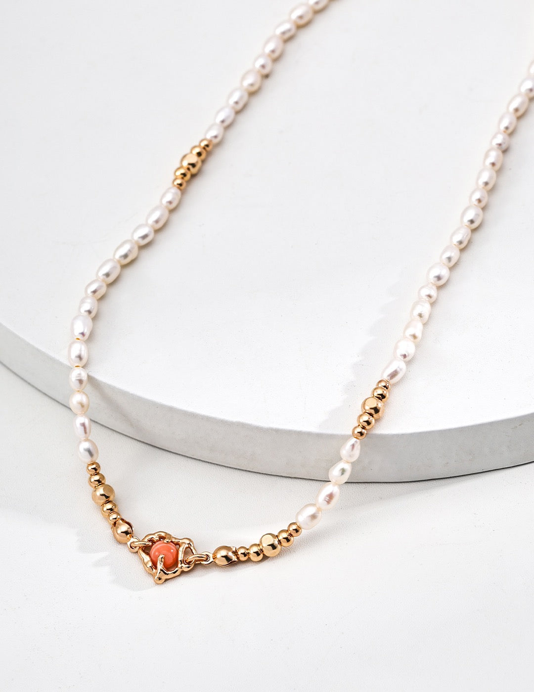 Vintage Rhodochrosite Necklace