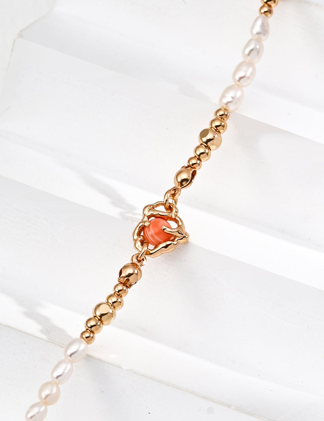 Vintage Rhodochrosite Necklace