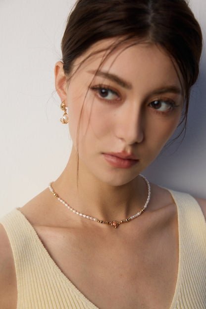 Vintage Rhodochrosite Necklace