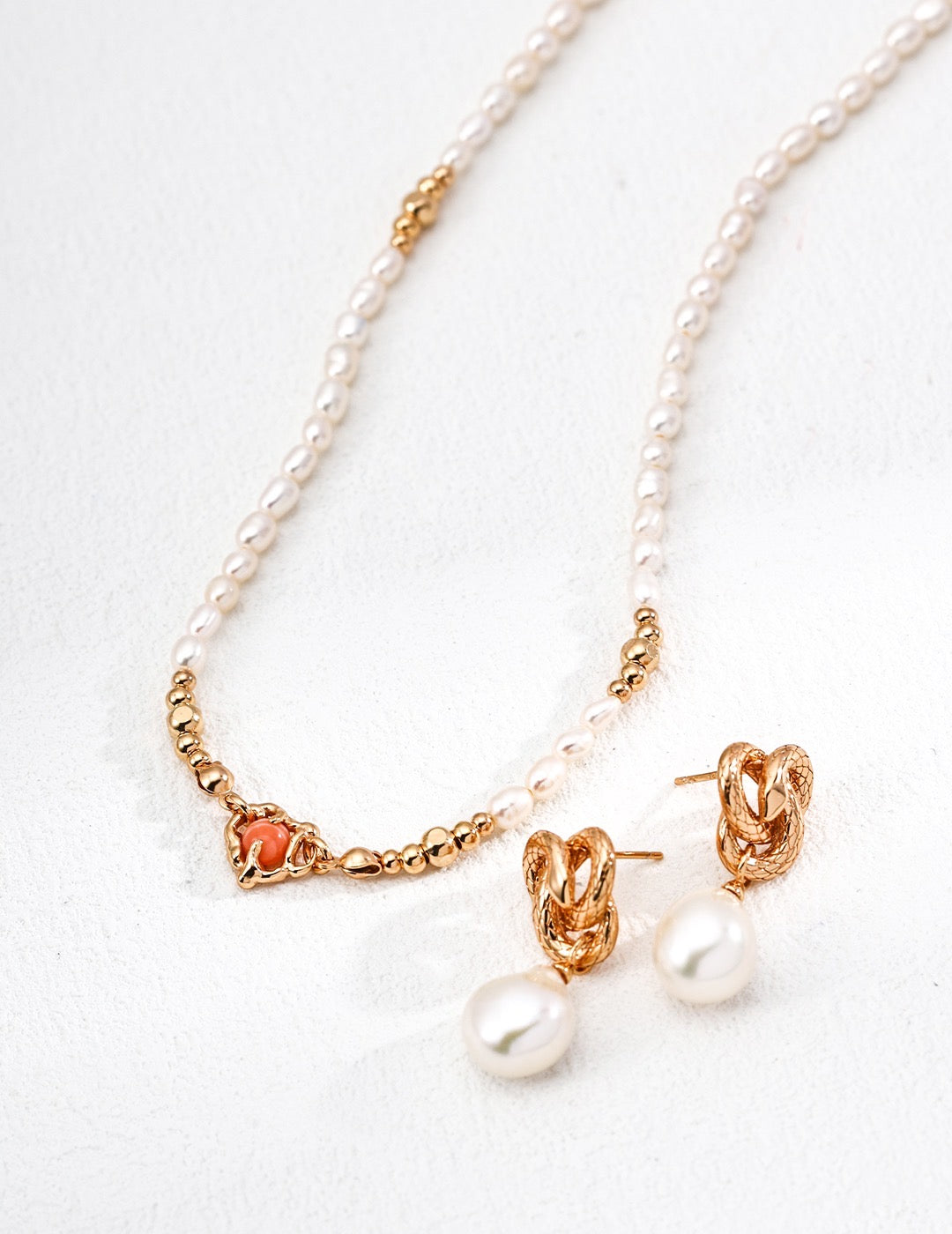 Vintage Rhodochrosite Necklace