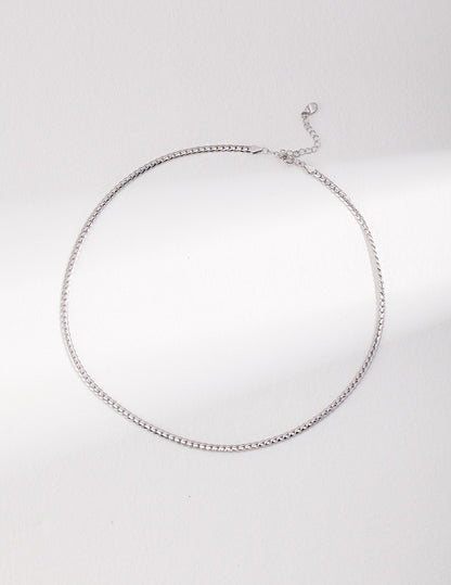 Minimalist Snake Necklace | Estincele Jewellery | Women's necklaces