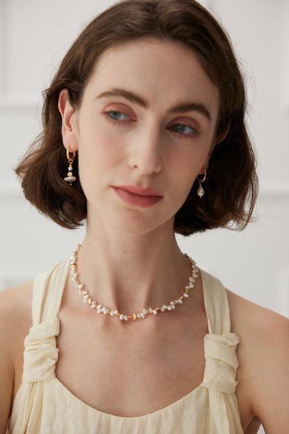 Irregular Natural Pearl Necklace