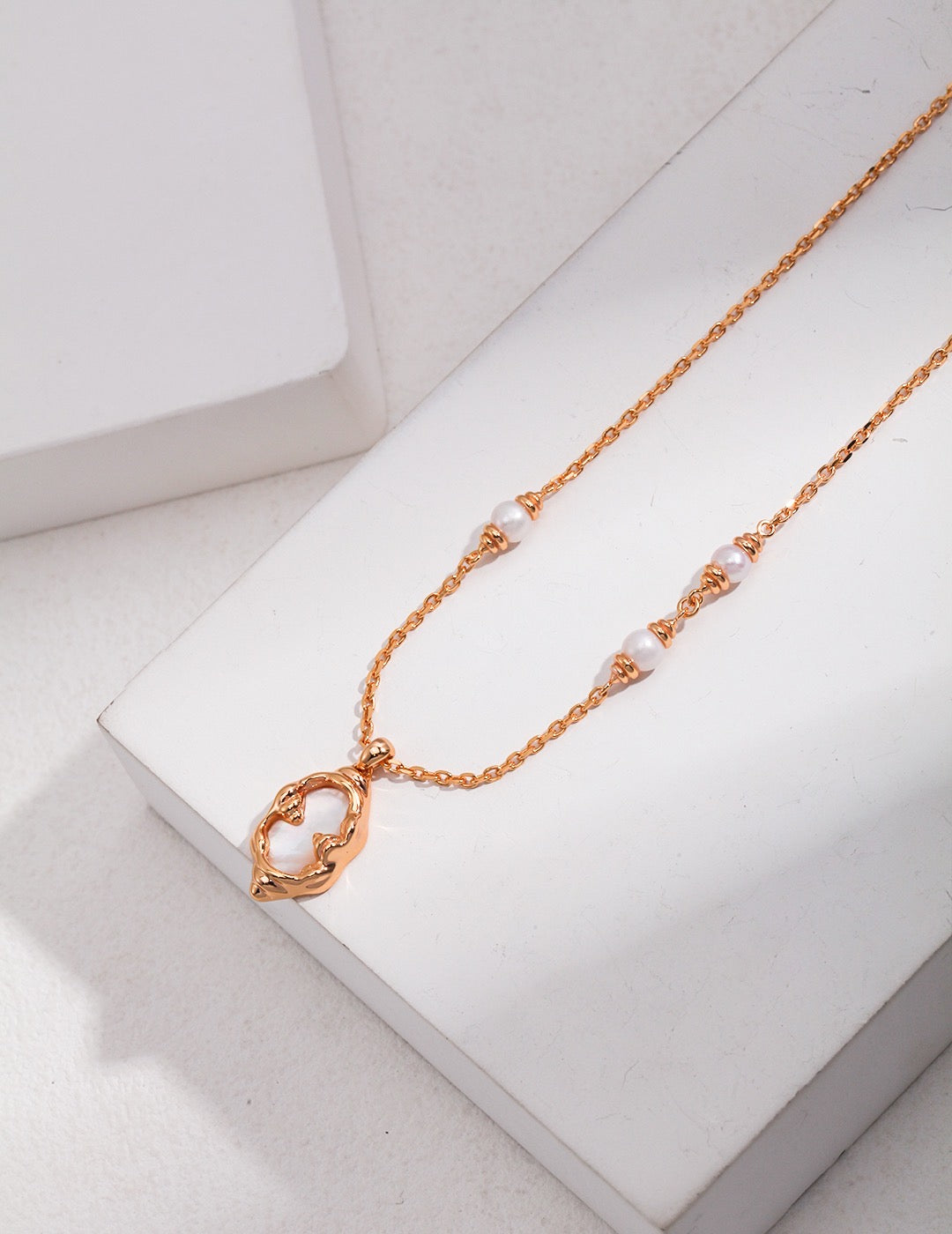 Lava Pearl Necklace