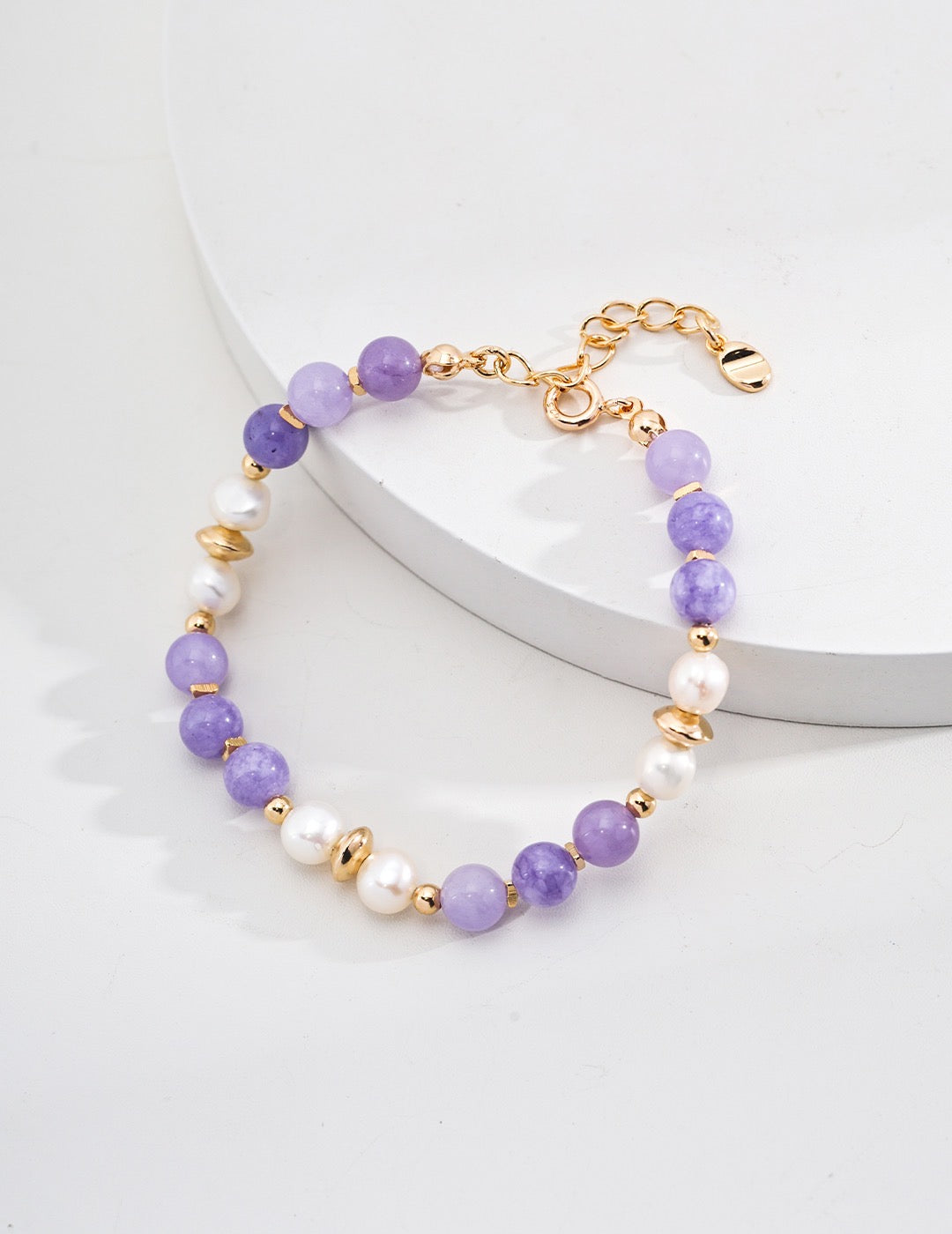 Stone of love Kunzite Silver Bracelet