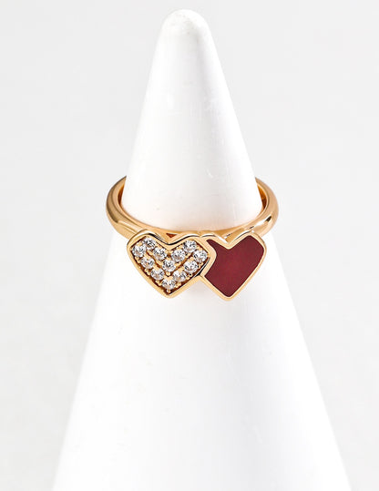 Double Heart Ring