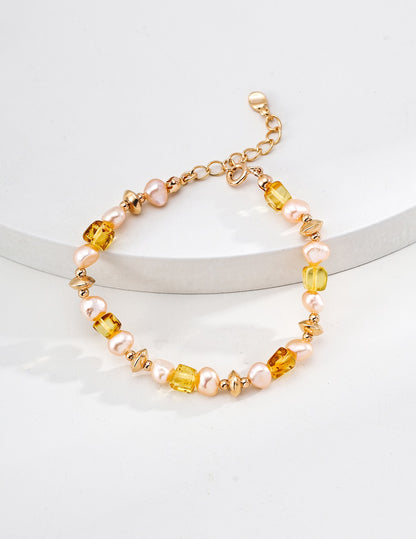 Amber Glow Bracelet