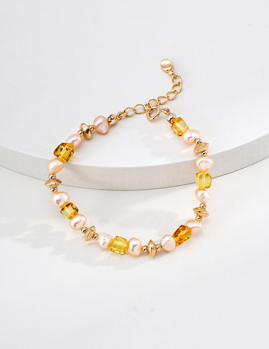 Amber Glow Bracelet