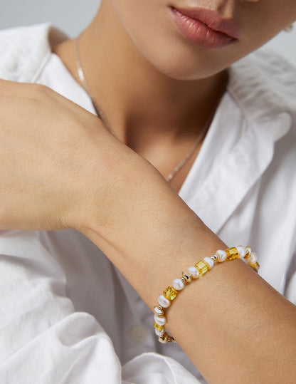 Amber Glow Bracelet