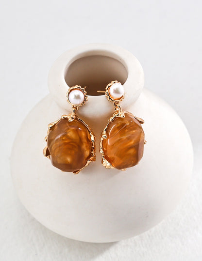 Tangerine Twinkle Earrings