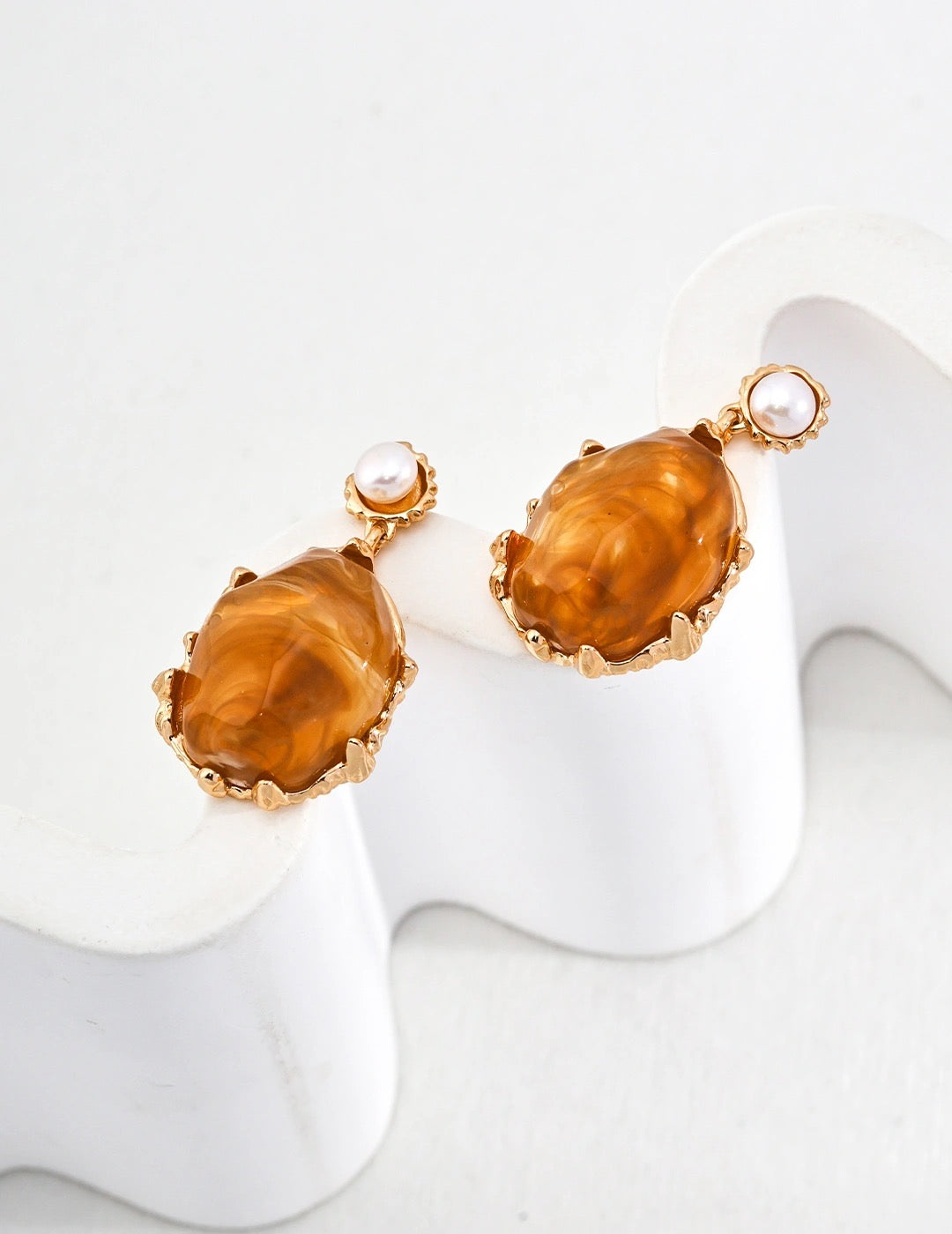 Tangerine Twinkle Earrings