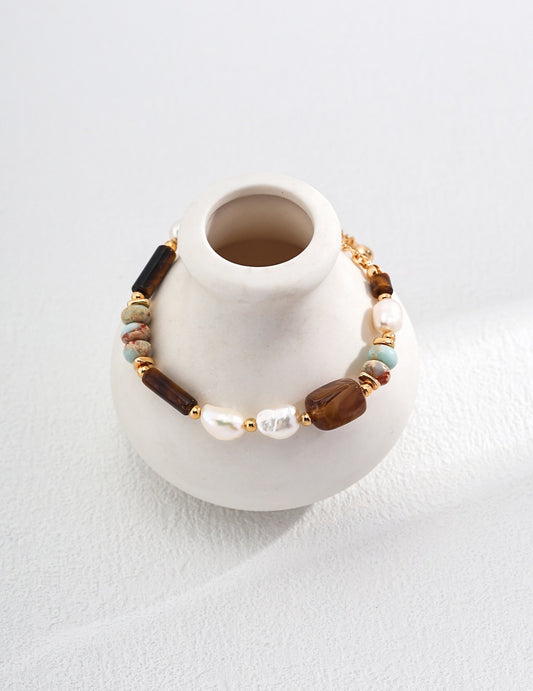 Bracelet Perles Oeil de Tigre