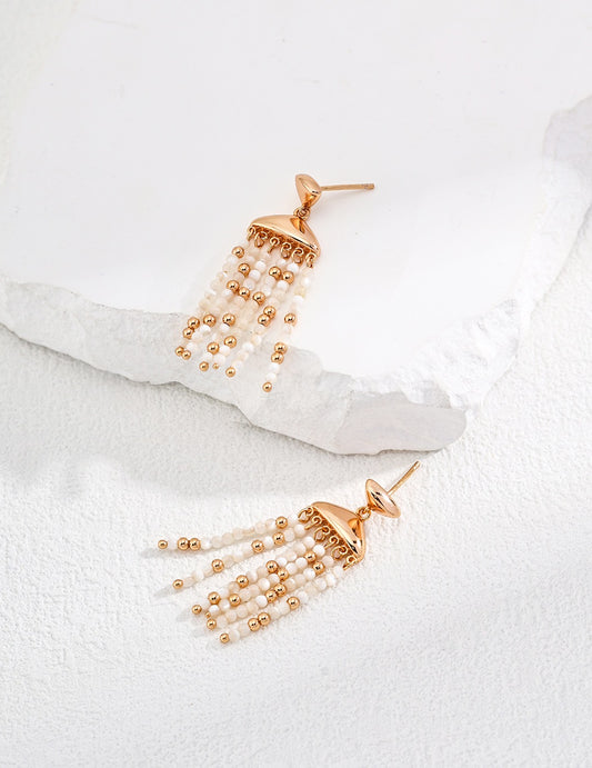 Seashell Drop Earrings