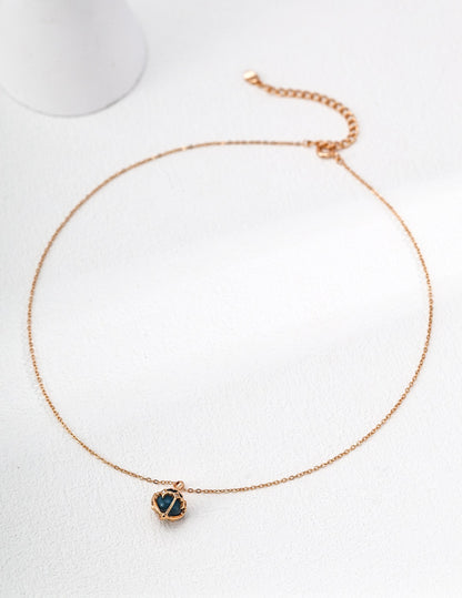 Lucky purple quartz necklace