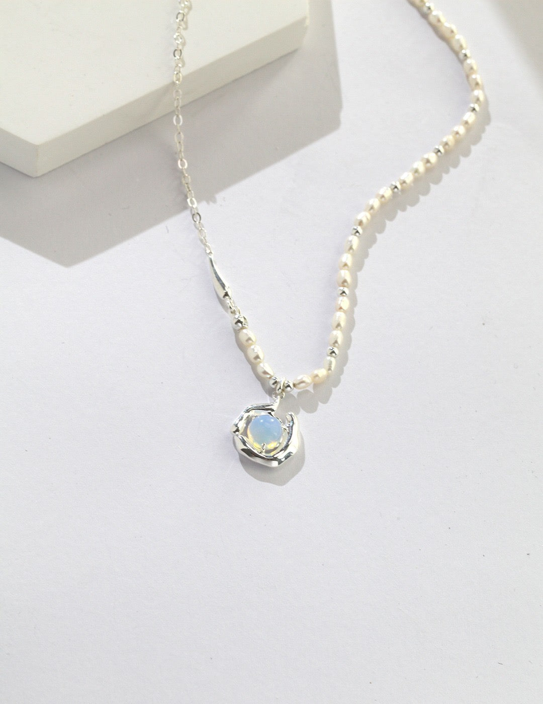 Pearl Opal Necklace
