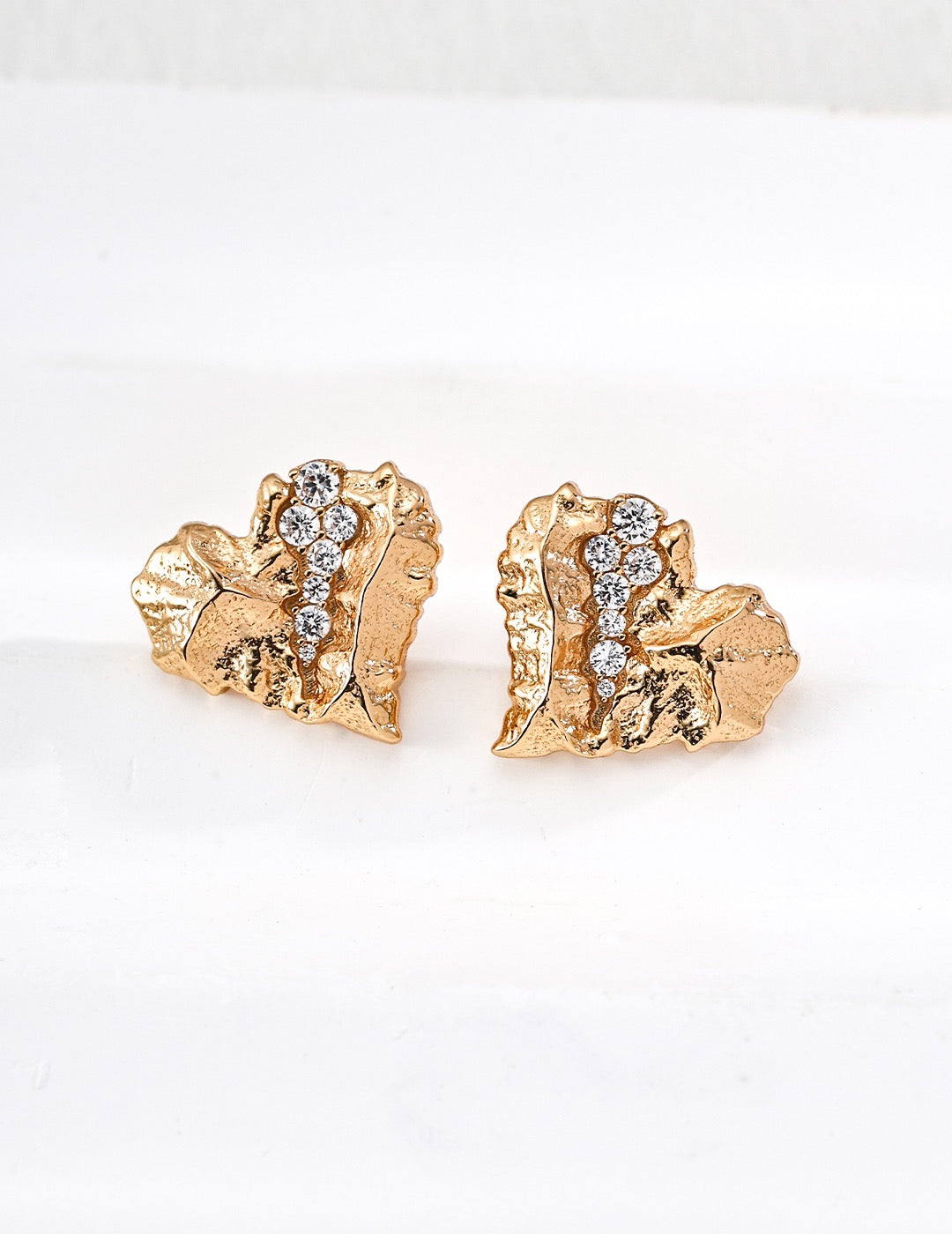 Raw Heart Earrings