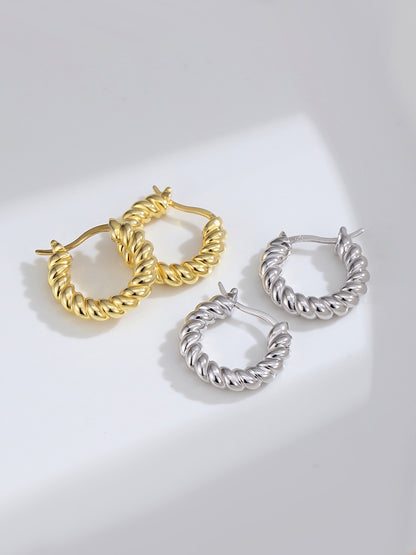 Thick Chunky Hoop Earrings