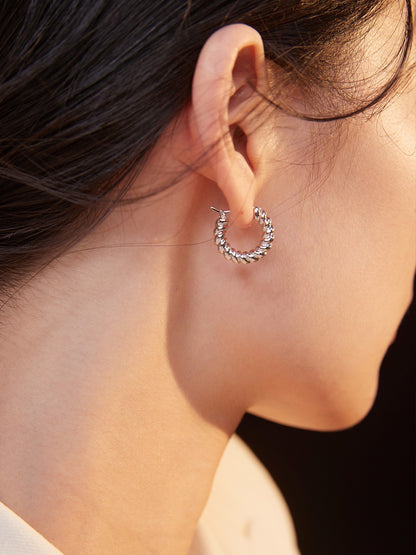 Thick Chunky Hoop Earrings