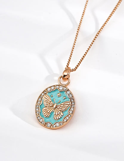 Little Butterfly Sterling Silver Necklace