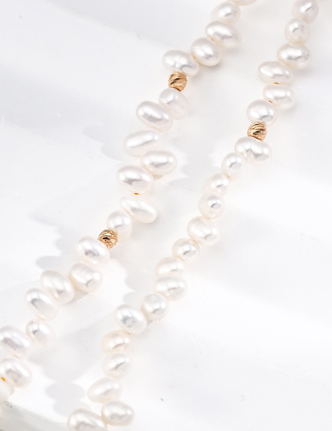 Simple Natural Freshwater Pearls Necklace
