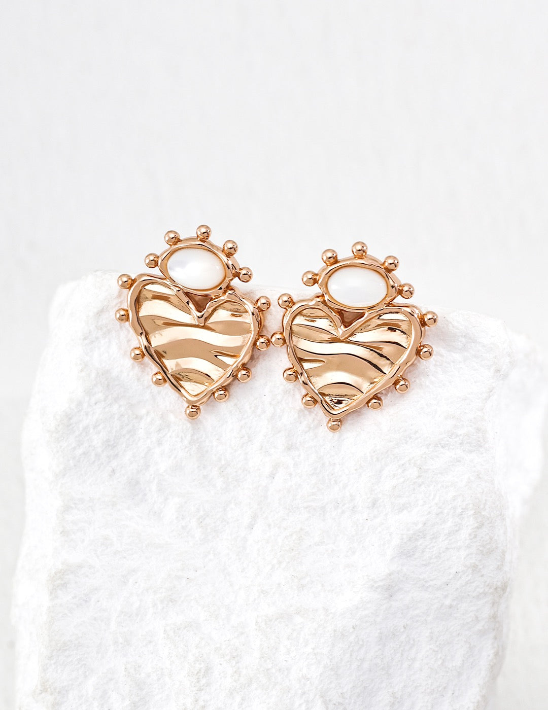 Summer Heartbeat Silver Earrings