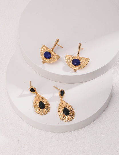 Lapis Lazuli Palace Earrings | Estincele Jewellery | Women's earrings